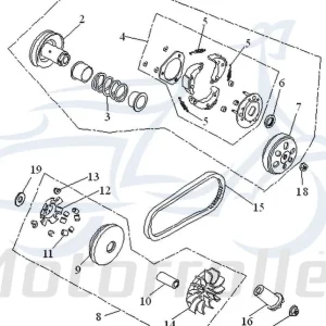 Freilauf Handstarter 250-400cc A22422-E10-000 Jetzt Kaufen