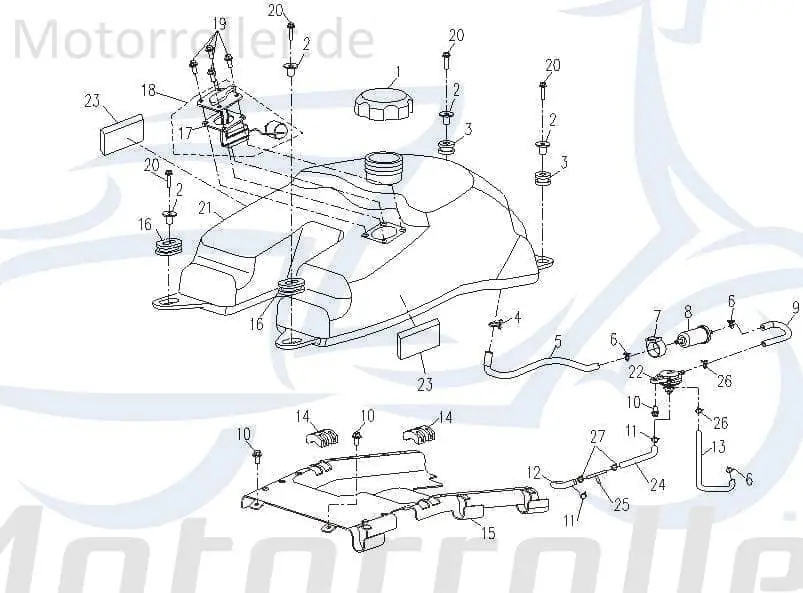 Knallerangebot CFMOTO CForce 500 ONE Tankdeckel 493ccm 4Takt 9010-120200 Schraubdeckel Tankverschluss Tank-Verschluss Schraub-Deckel Verschlussdeckel
