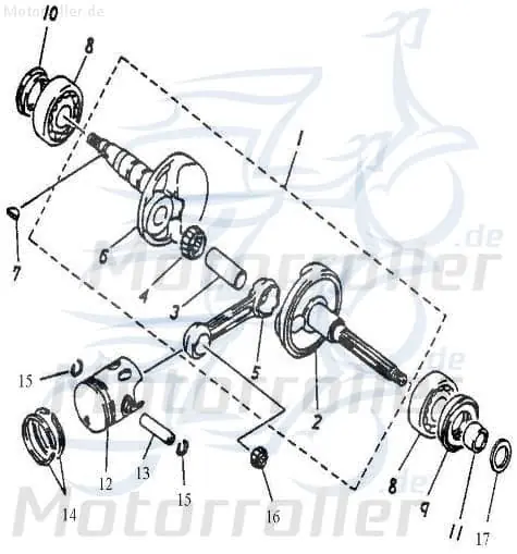 Echt Adly Kolbenringe Set 52x1.5x2.1mm Kolbenringsatz 100ccm 2Takt komplett Motorkolben Kompressionsring Minarelli liegend Scooter Service