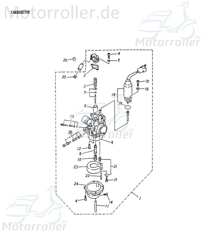 Adly Thunder Bike TB 100 Vergaserdüse 100ccm 2Takt 16108-117-000-77-5 77,5 M6 Hauptdüse Nadeldüse Dosierdüse Einstelldüse Haupt-Düse Jetzt Kaufen