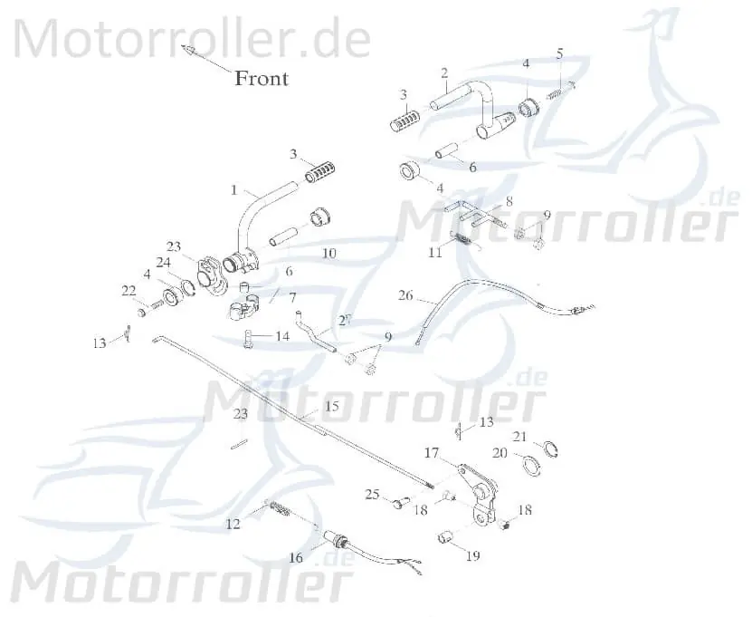 Adly GK 125 Scheibe U-Scheibe 125ccm 4Takt 94101-1624005 Unterlegscheibe Distanz-Scheibe Unterleg-Scheibe Abstandsscheibe Buggy Aeon Garantierte Lieferung