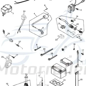 CDI Zündbox Adly ATV 320 Canyon Steuergerät Quad 272ccm 4Takt CDI-Einheit Blackbox Zündeinheit 280ccm-4Takt ATV 280 Hurricane UTV Direktkauf