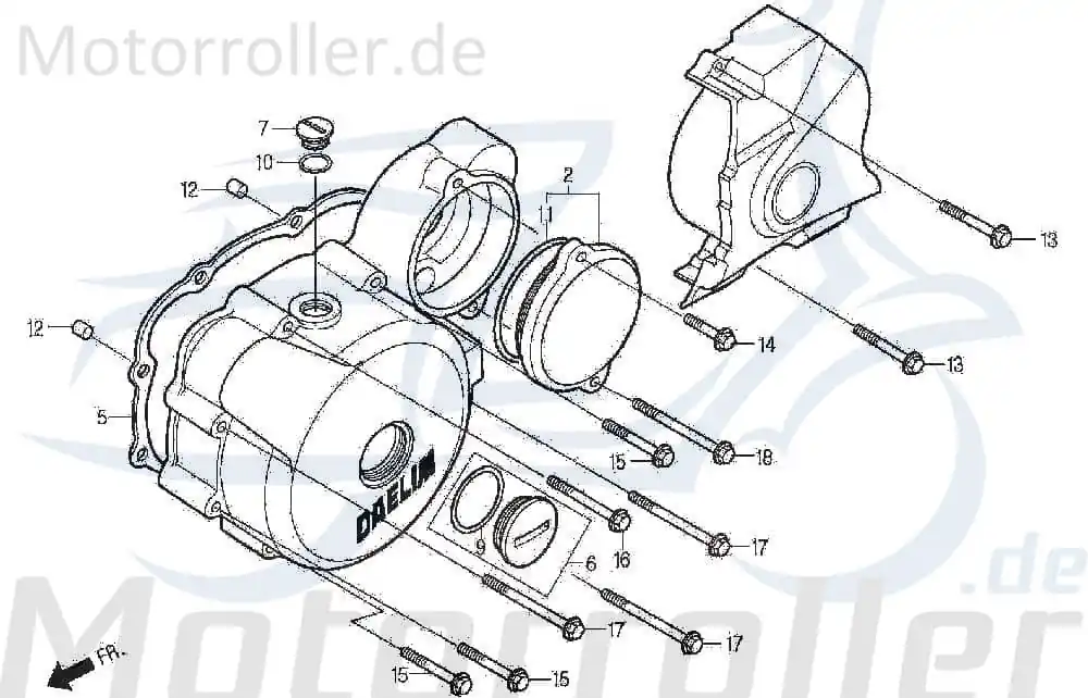 Dichtung Lichtmaschinendeckel DAE-11395-BA7-0001-EU Jetzt Kaufen