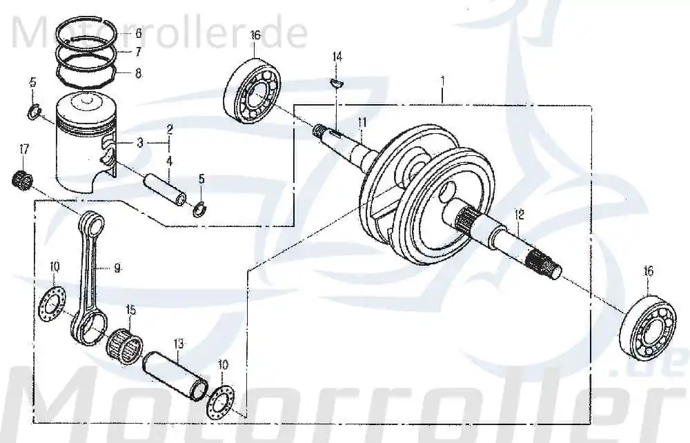 Kolbenring unten Stück GZ/SJ DAE-13131-SE5-0000 Sichere Zahlung