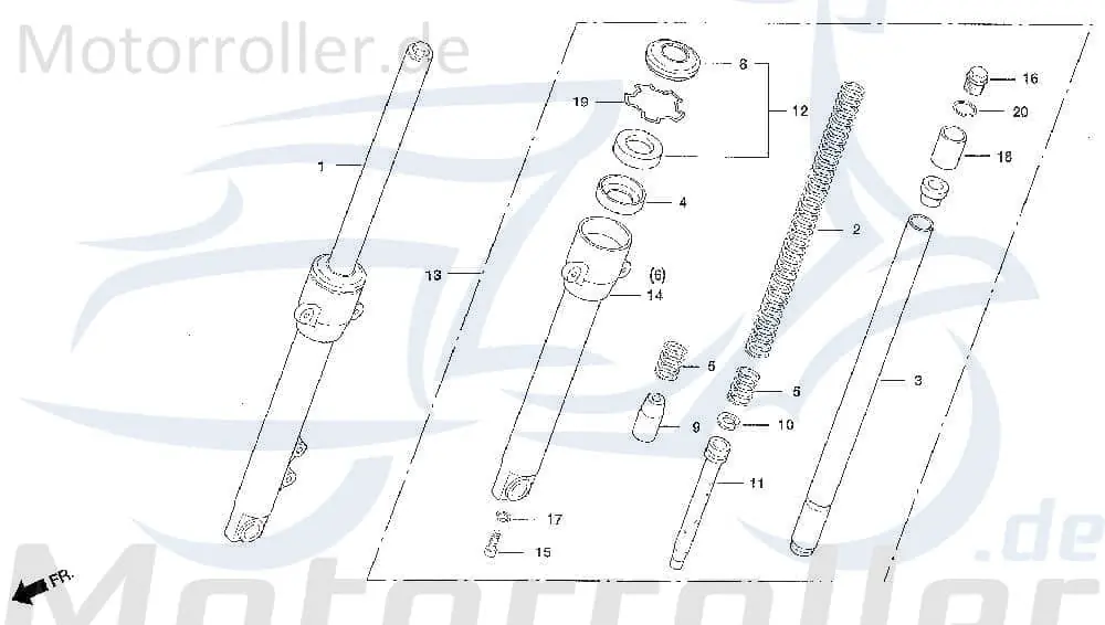 Gabelbein links NS/Ot.99/00 DAE-51500-SA1-0100-EU Top-Angebot