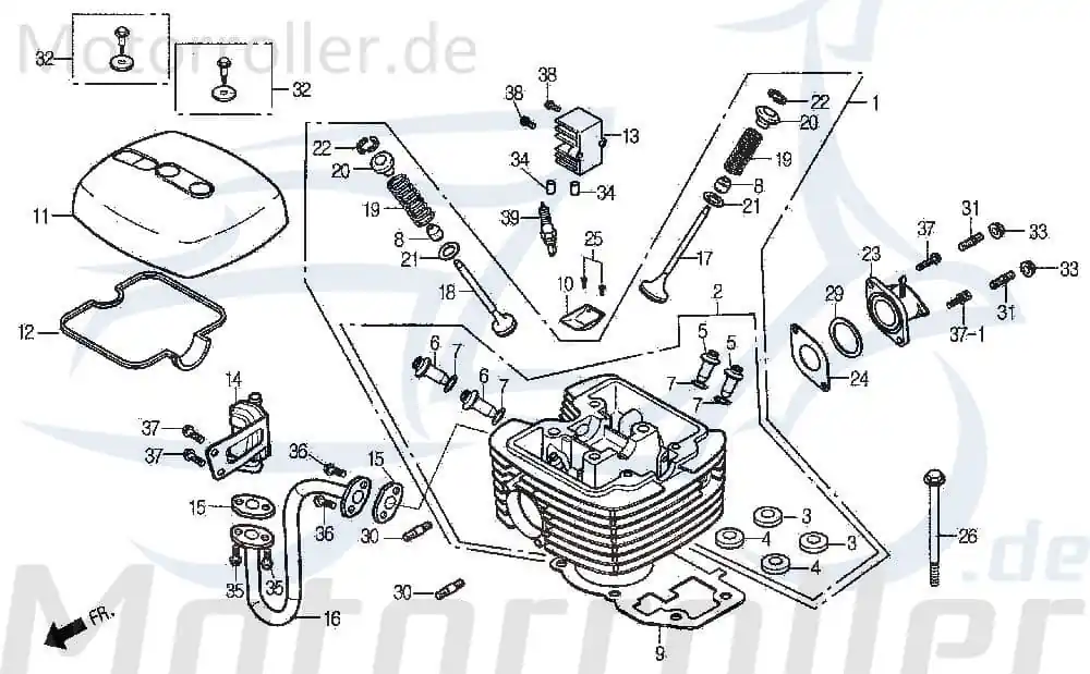 Zündkerze CR 8 EH-9 spark plug DAE-S8059-58916-00 Abverkauf