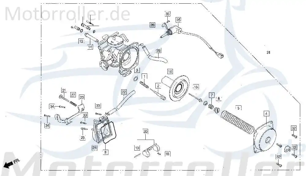Kracherpreis O-Ring Dichtring Vergaser DAE-16007-SA1-0000