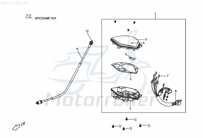 Direktkauf PGO Einstellknopf Tacho G-Max Roller Scooter M256A050000 Schalter Tachometer Ersatzteil Service Inpektion Direktimport