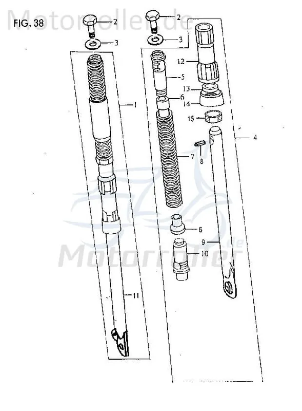 Jincheng JC 50 Monkey Repl. Schraube 50ccm 4Takt 51351-A0300 Bundschraube Maschinenschraube Flanschschraube Flansch-Schraube Scooter Neue Kollektion