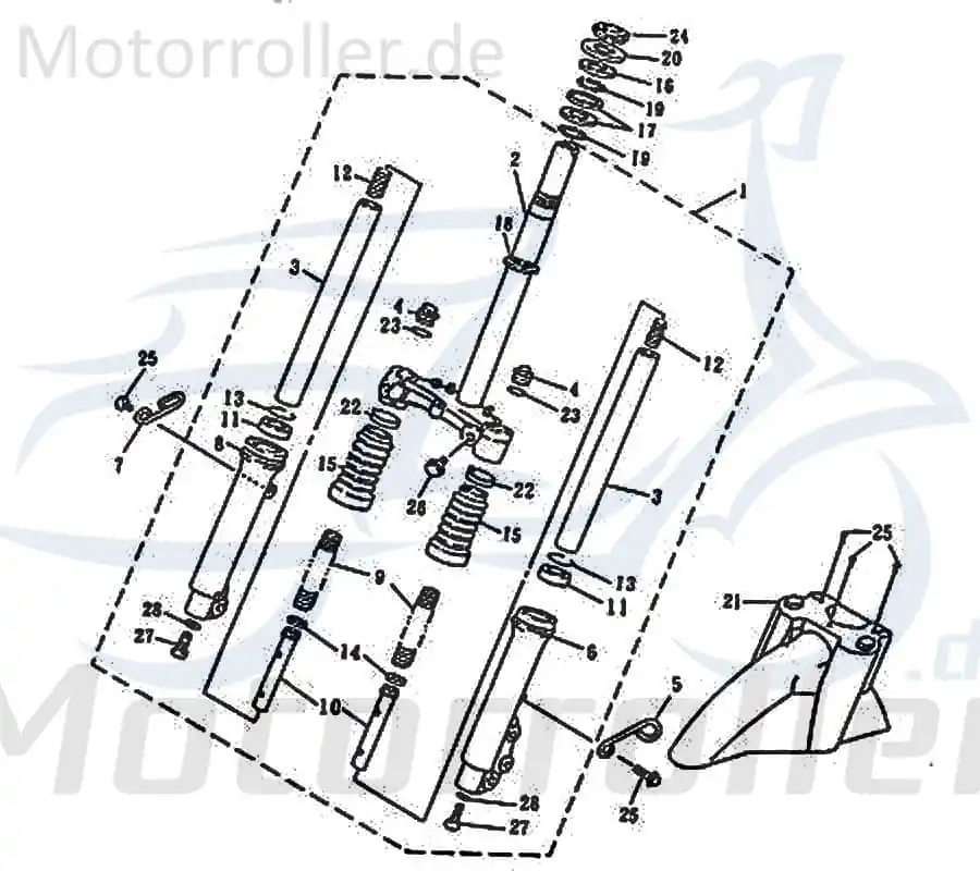 Preisreduziert Kreidler Flory RC50 C-D Kotflügel 50ccm 2Takt 51552-PDF-0007 Spritzschutz Schutzblech Schutz-Blech Radabdeckung Innenkotflügel Radlauf