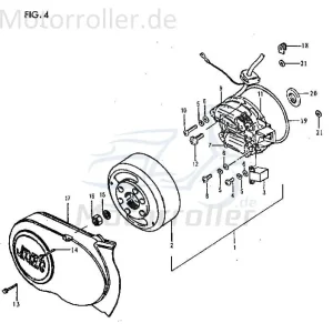 Jincheng JC 50 Monkey Repl. O-Ring 50ccm 2Takt 7D17-J7-6-1.7 Gummidichtung Dichtring Gummiring Oring Gummi-Ring Dicht-Ring 1E40QMB Neuheit