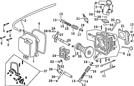 Mega-Angebot Sekundär Luftsystem FIG E2-43,À FIG-E2-43-A
