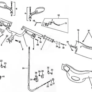 Schraube Qingqi QM125T-10AB Maschinenschraube FIG-18C-3A Bundschraube Flanschschraube Flansch-Schraube Maschinen-Schraube Bund-Schraube Geprüft