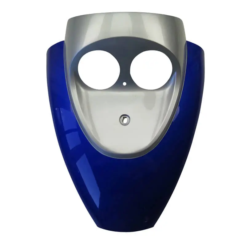 Neu Rex Speedy 125 Frontverkleidung 87640 silber/blau mitte Frontschürze Frontmaske Front-Cover Lenkerverkleidung