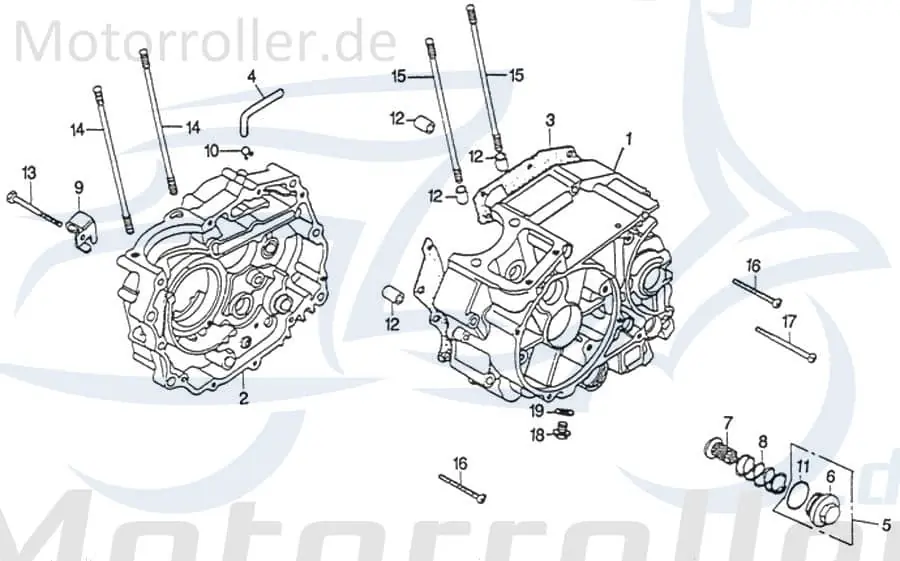 Kreidler Mustang 170 Motor 125 ccm Quad 170ccm 4Takt 70931 152QMI 170ccm-4Takt ATV SMC UTV Ersatzteil Service Inpektion Direktimport Meistverkauft