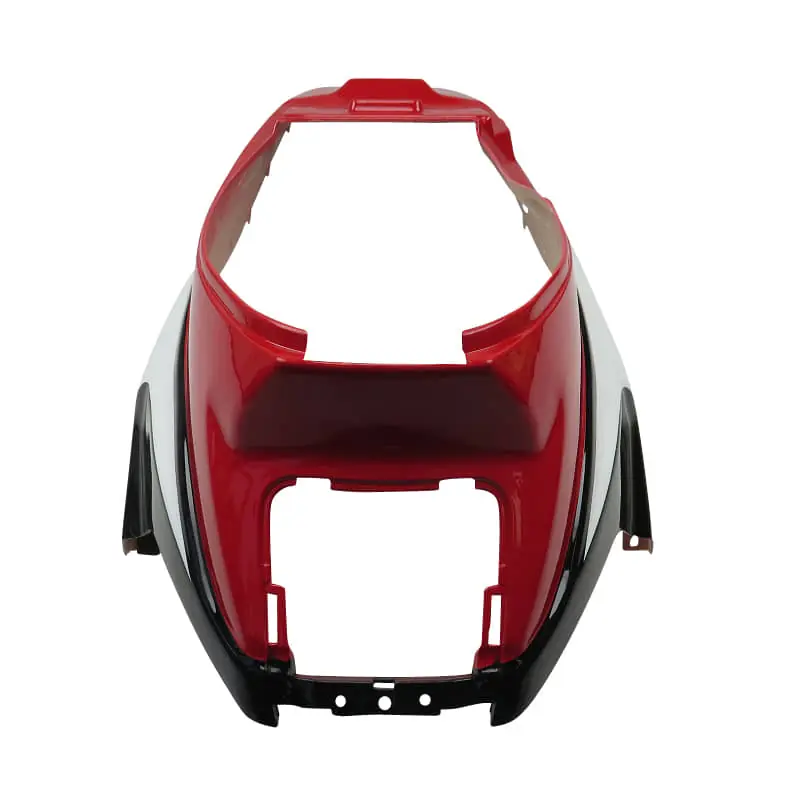 Kreidler Flory RC50 C-D Heckverkleidung weiss-rot 50ccm 2Takt 75254 Seitenteil Seitenverkleidung Seitenabdeckung Heckabdeckung Heck-Verkleidung Ausverkauf