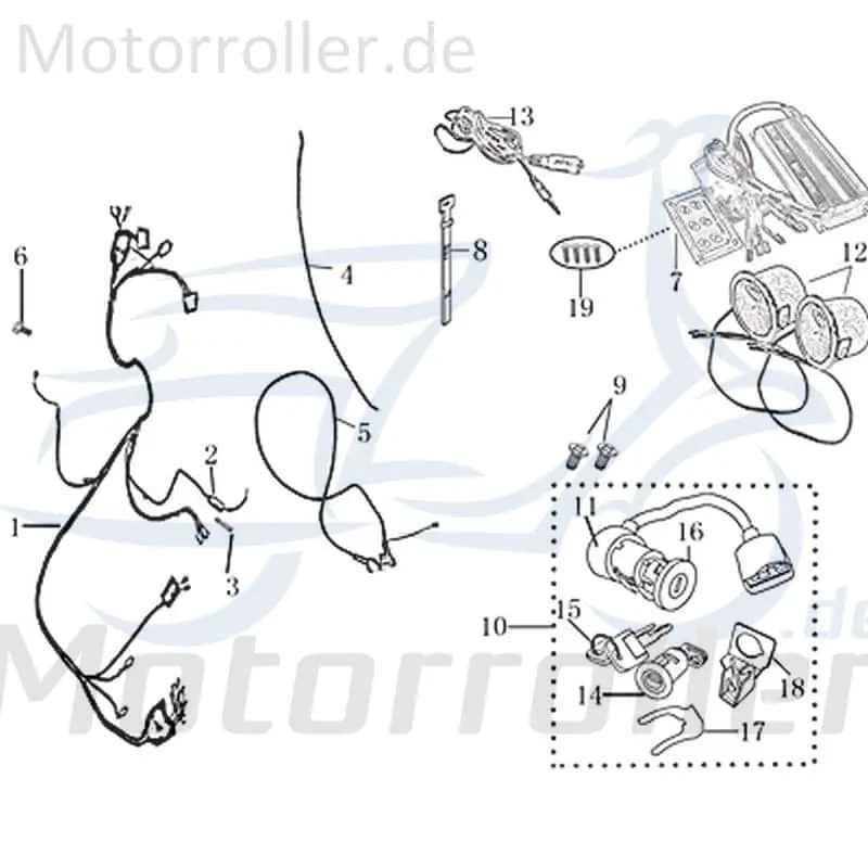 Blechschraube 3.0x8mm verzinkt Jonway Scooter 2150201-14 Kreuzschlitzschraube Kreuzschraube Blech-Schraube Treibschraube 125ccm-4Takt Top-Angebot