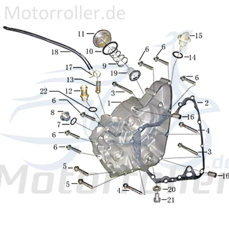 Top-Seller Ölablasschraube M12x16mm Jonway Insignio 250 DD 3114190704 Ölstopfen 250ccm-4Takt Scooter Kreidler Moped Ersatzteil Service Inpektion