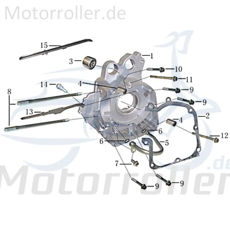 Nur Für Kurze Zeit Kreidler Martinique 125 Kurbelgehäusedichtung 125ccm 4Takt 704702 Motorgehäusedichtung 125ccm-4Takt Scooter Ersatzteil Service