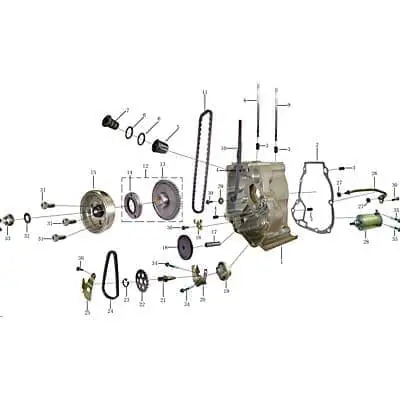 Sonderangebot Jonway Insignio 250 DD Ölpumpe Öl-Pumpe 250ccm 4Takt 704645 Oil-Pump Oil-Pumpe Oilpumpe 250ccm-4Takt Scooter Kreidler Ersatzteil