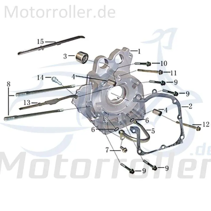 Kreidler Martinique 125 Kettenführung 125ccm 4Takt 704753 Kettenführungselement 125ccm-4Takt Scooter Ersatzteil Service Inpektion Wochenendangebot