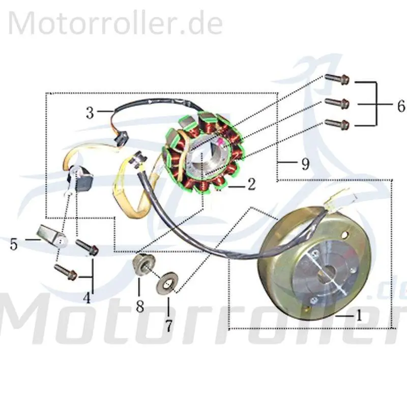 Angebot Kreidler Martinique 125 DD Halter Zündungsgeber Halterung 704812 Haltebügel Halteblech Halte-Blech Halte-Bügel Scooter Service