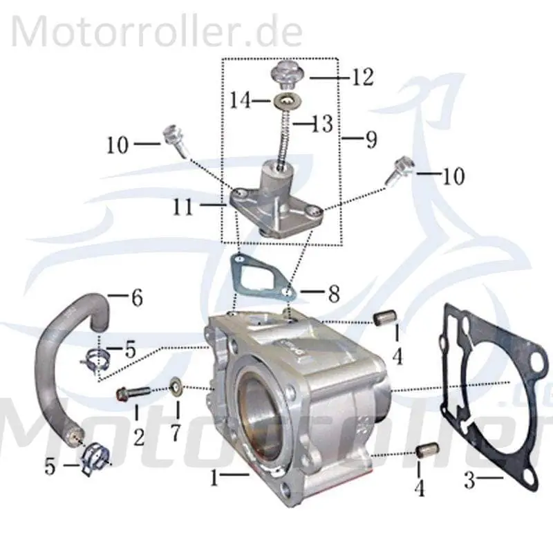 Solange Der Vorrat Reicht Passhülse 10x14mm Durchmesser 250ccm 4Takt Jonway 31181820 Passbuchse Distanzhülse Distanz-Hülse Distanzbuchse Abstandshülse Scooter