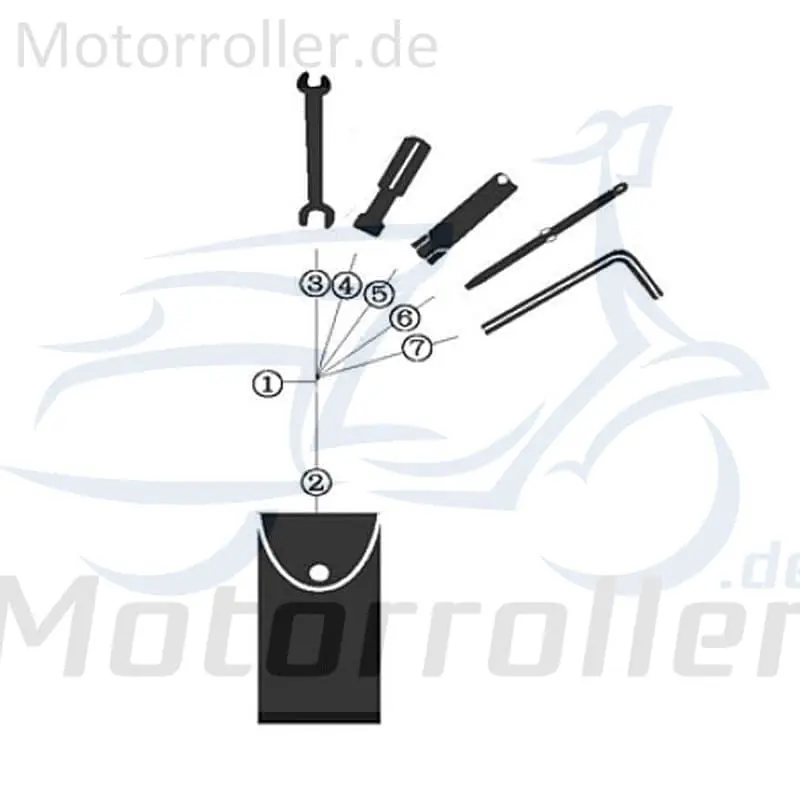 Wochenendangebot Ausbesserungslack weiß Zubehör Motorroller Rex 705007