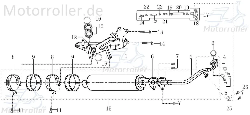 Top-Angebot Rex Hiker 50 City DD Bundschraube M8x50mm 50ccm 2Takt 706118 Maschinenschraube Flanschschraube Flansch-Schraube Maschinen-Schraube