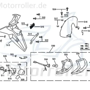 Bundschraube M6x16mm Jonway Florett 2.0 50 City Roller 741014 Maschinenschraube Flanschschraube Flansch-Schraube Maschinen-Schraube Schneller Versand