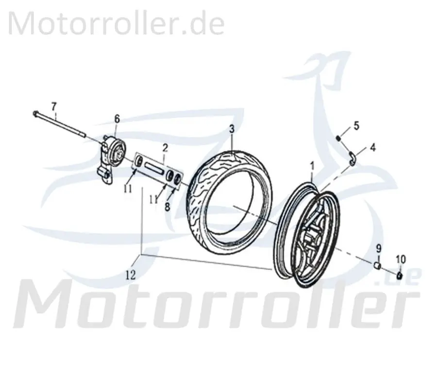 Radialkugellager 6201-2RS Motorroller Kreidler 741009 Radlager Kugellager Begrenztes Angebot