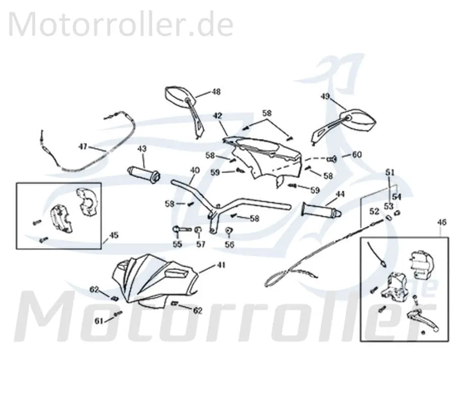 Bremszug Kreidler Florett 2.0 2.1 RS 50 741051 Bowdenzug Seilzug Bautenzug Bremsseil Bremskabel Bremsseilzug Preis Gesenkt