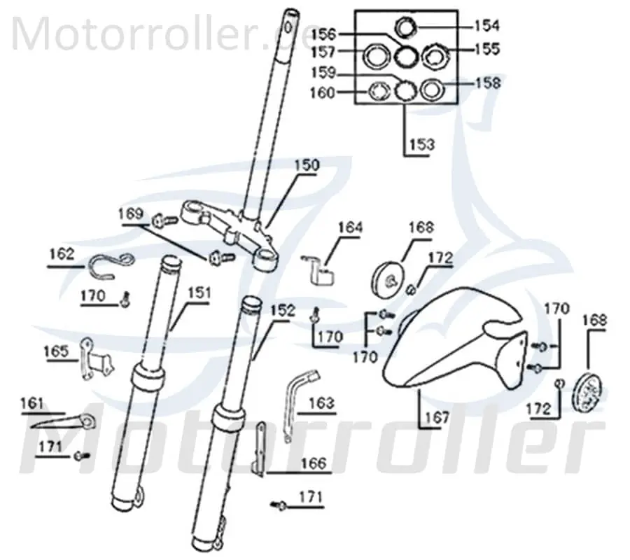 Garantierte Lieferung Kreidler Florett 2.0 50 City Vorderradabdeckung 50ccm 2Takt 61100-F22-9000 vorn orange Kotflügel Front-Kotflügel Minarelli liegend