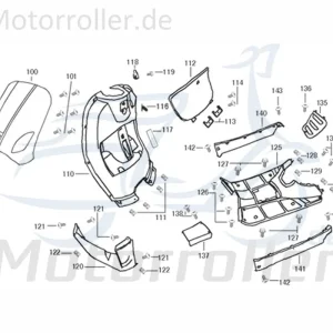 Kracherpreis Kreidler Flory 50 125 Classic Seitenverkleidung links schwarz 741101 Seitendeckel Seitenabdeckung Seitenleiste Seitencover Original