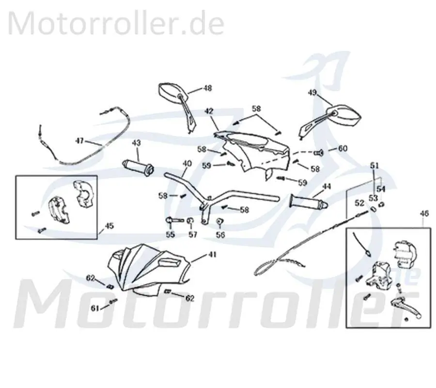 Neu Im Sortiment ZNEN Bremslichtschalter ZNEN Bremsschalter 3520A-B08-9001-1 Stop-Schalter Bremslicht-Schalter Stoplichtschalter Stopschalter Scooter