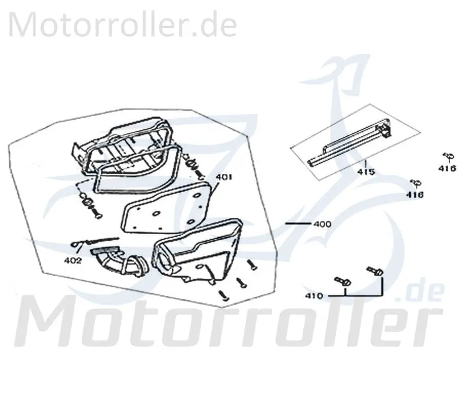 Top-Preis ZNEN Klemmschelle ZNEN Florett 2.0 50 City 90652-B08-9200 Halter Halteclip Klemme 50ccm-2Takt Scooter Florett 2.1 RS 50 Moped Service