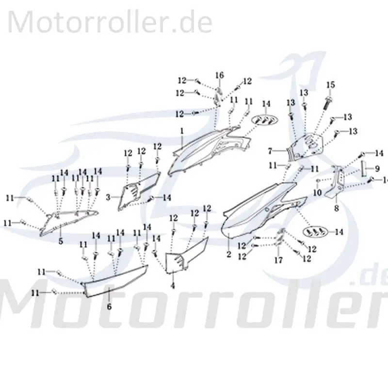 Kreidler Galactica 2.0 50 DD Heckverkleidung links blau 706990 Seitenverkleidung Heckabdeckung Seitenabdeckung Sitzbankverkleidung Neu Im Sortiment