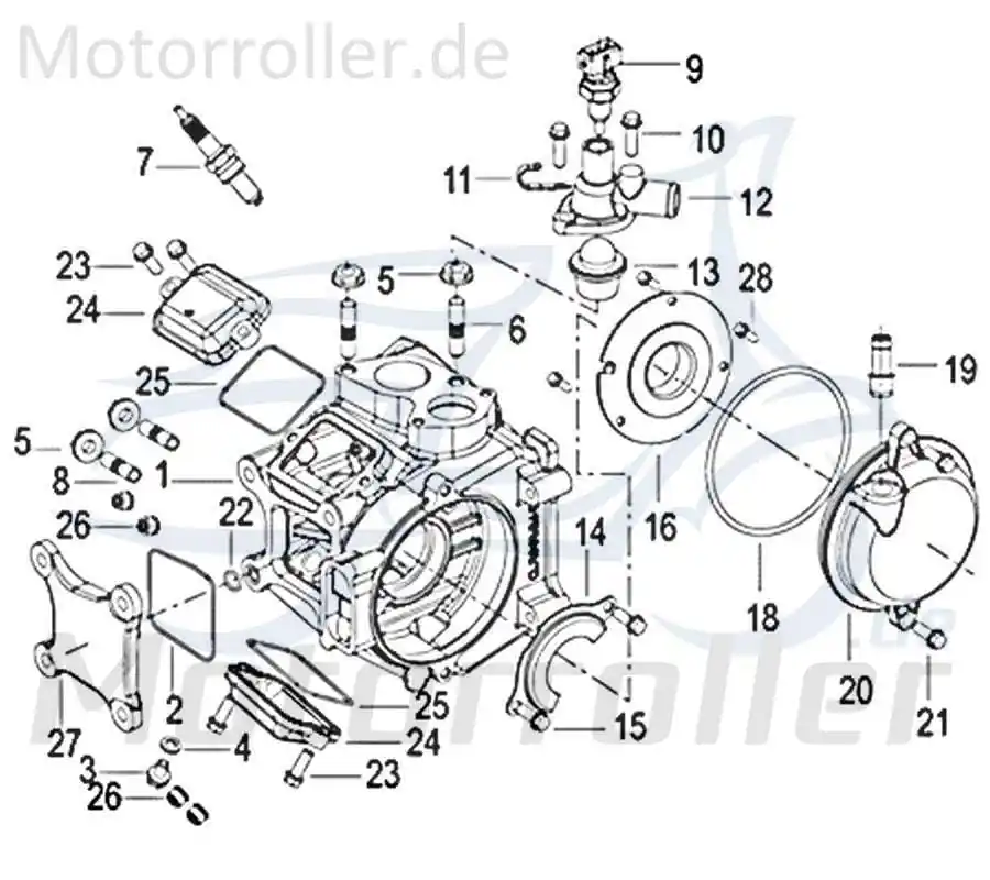 Thermofühler Kreidler Insignio 125 250 2.0 750111 Thermostat Thermosensor Scooter Moped Ersatzteil Service Inpektion Direktimport Ausverkauf