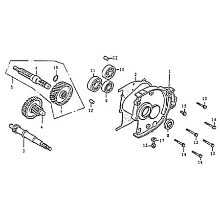 Wochenendangebot Rex SC 125 Getriebeausgangswelle 147mm 125ccm 4Takt 80210 Endantrieb Zwischenwelle Antriebs-Welle Getriebewelle Antriebs-Achse Scooter