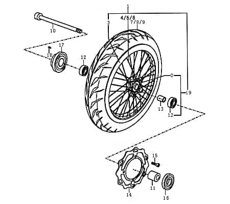 Billig Tachometerantrieb Tachometerzahnrad 89779