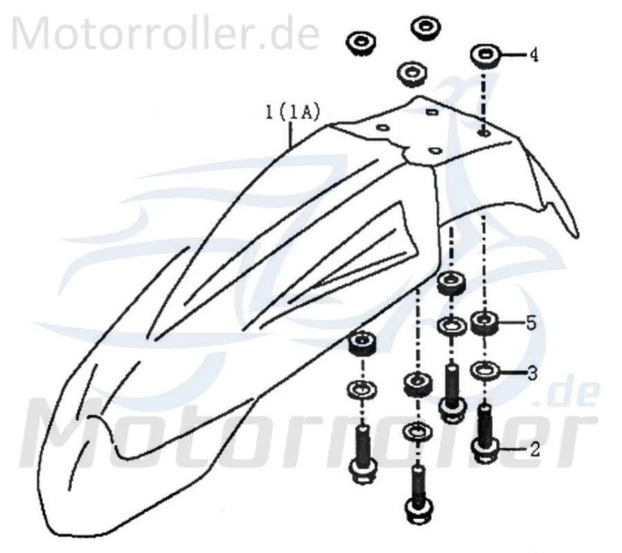 Billig Rex Enduro 125 DD Radabeckung Schutzblech 125ccm 4Takt 89646 Radlauf 125ccm-4Takt Motorrad Kreidler SUPERMOTO 125 Moped Ersatzteil