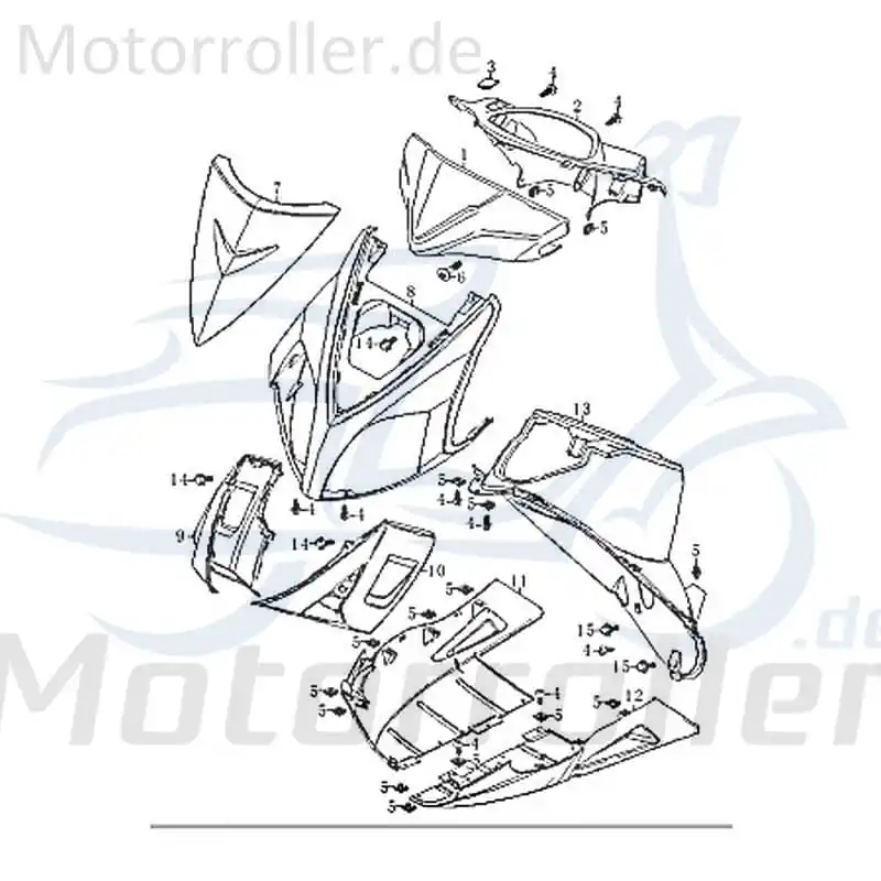 Jonway RMC-G 50 Dekor Aufkleber Sticker 50ccm 2Takt 83771 Deko-Sticker Deko-Aufkleber 50ccm-2Takt Scooter Kreidler Ersatzteil Service Heißes Angebot
