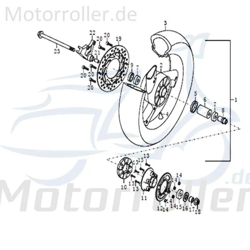 Kettenrad 48 Zähne 80 km/h Version 91508 Knallerangebot
