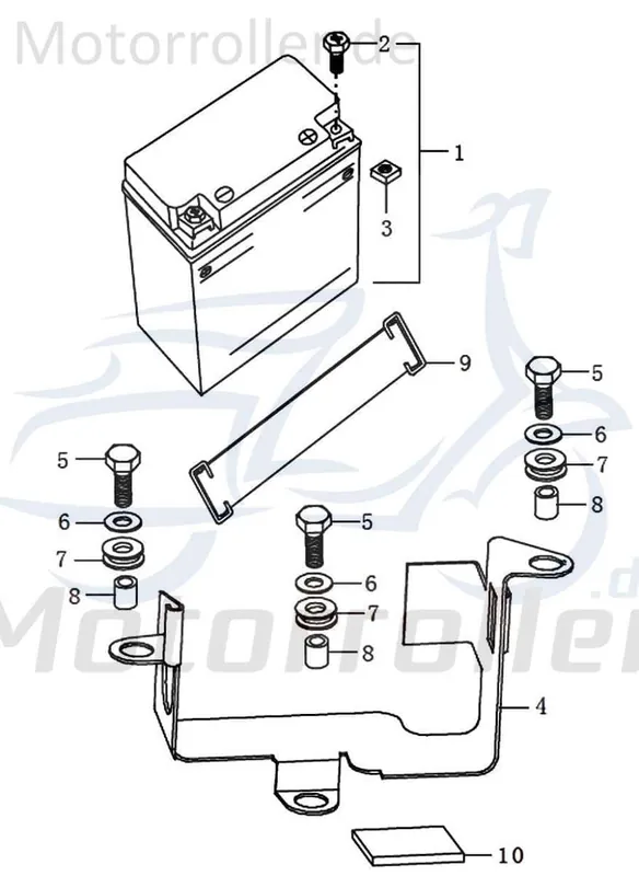 Kreidler STREET 125 DD Halter Befestigung 125ccm 4Takt 91522 Halterung Haltebügel Halteblech Halte-Blech Halte-Bügel 125ccm-4Takt Angebot