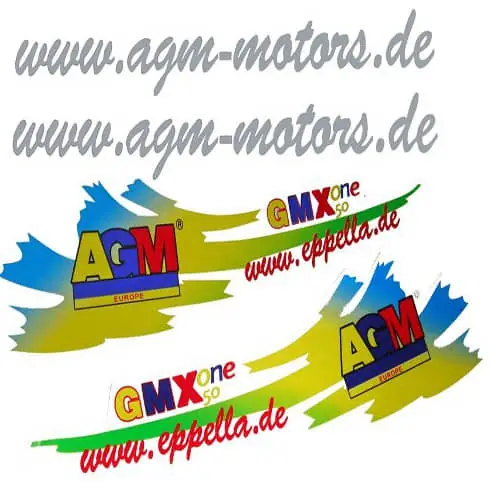 AGM JSD50QT-13 Dekoaufkleber Dekoraufkleber Roller Dekoaufklebersatz Jonway 50ccm 4Takt 139QMB 50cc 4T Aktuell