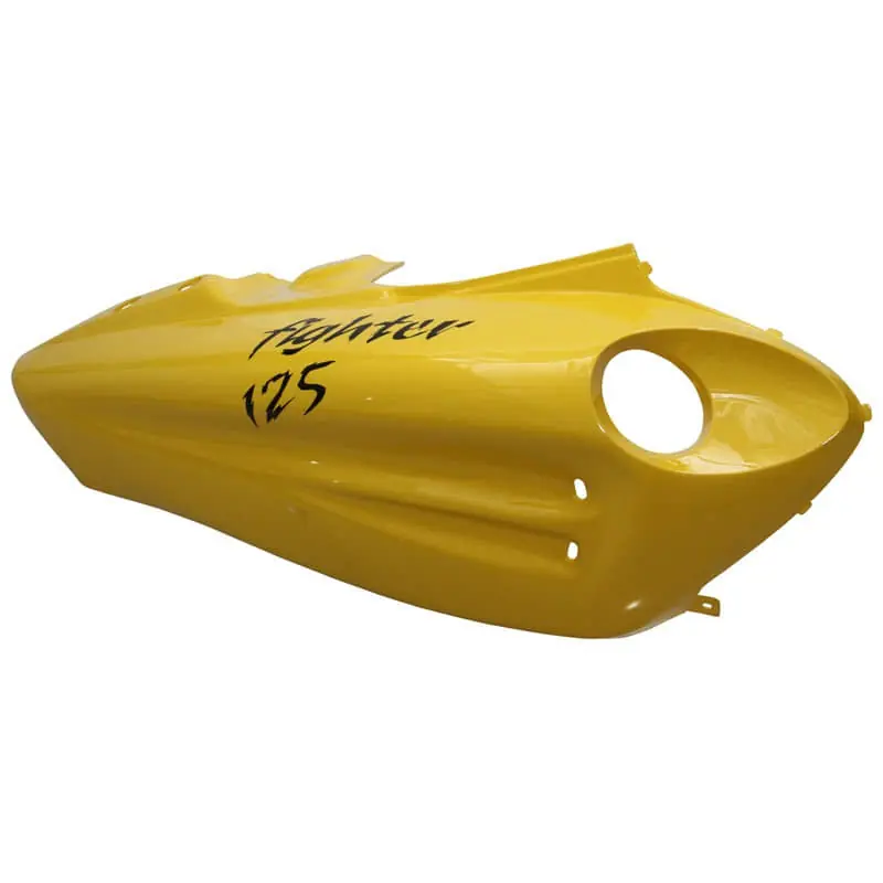 Preis Gesenkt AGM Fighter 125 One Heck-Abdeckung YYB915016003-O-G Heckschürze Seitenteil Jonway 125ccm 4Takt 152QMI YY125QT-28 125cc 4T GY6