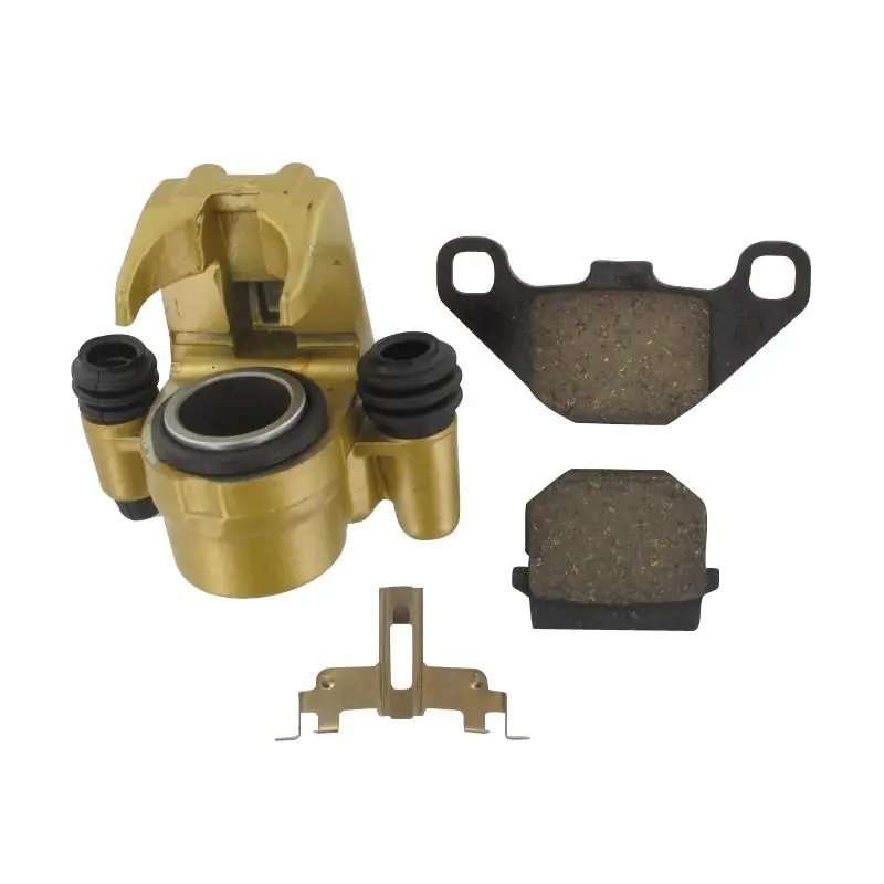 Top-Preis Rex 25 Escape Bremszange gold Bremssattel Brems-Zange 50ccm 2Takt 1E40QMB YY50QT-28 50cc 2T Minarelli liegend Brems-Sattel