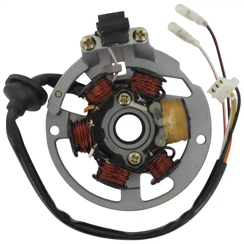 Rex 50 Silverstreet Stromgenerator 50ccm 2Takt Stator Ankerplatte 1E40QMB YY50QT-28 50cc 2T Minarelli liegend Zündplatte Bestseller