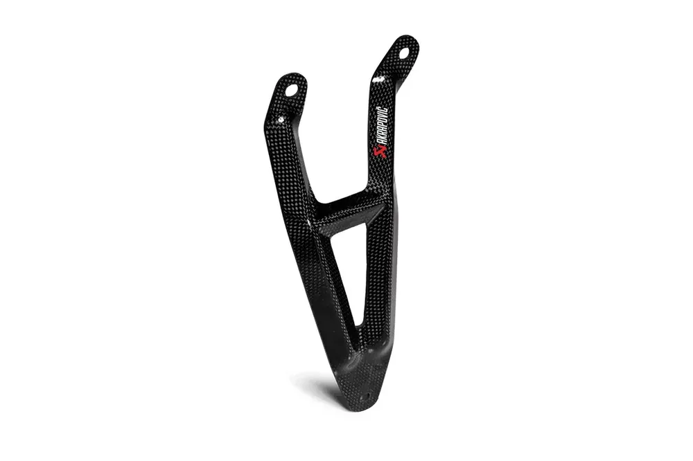 Echt Akrapovic Auspuff-Halterung (Carbon) passend für Kawasaki Ninja ZX-10R ab Modelljahr 2021-