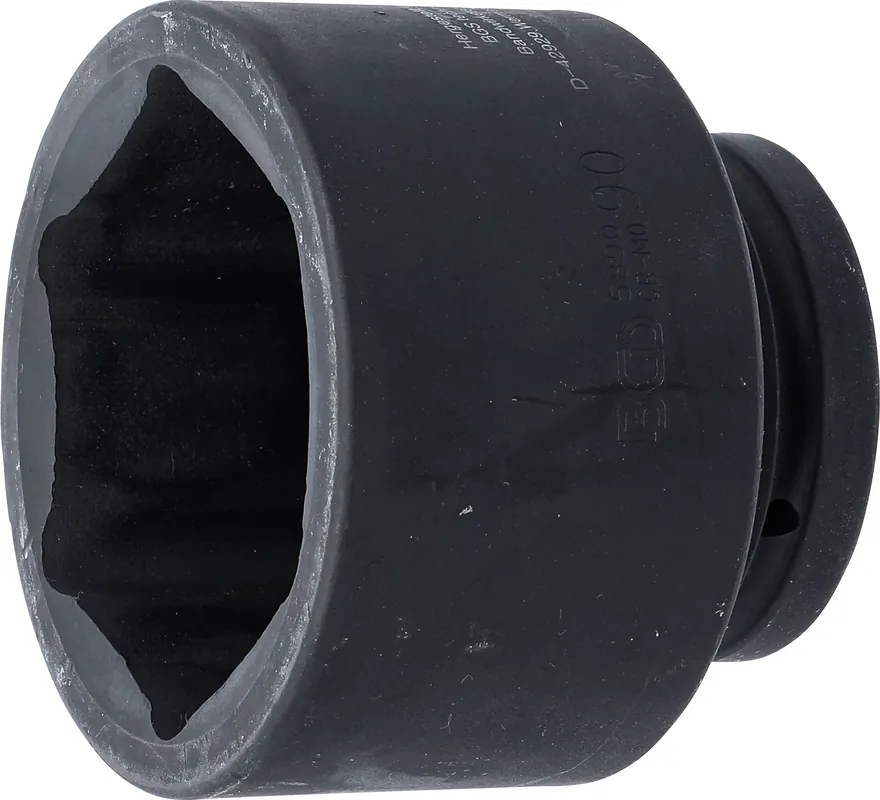 Kraft-Steckschlüssel-Einsatz Sechskant SW 90 mm mit Innenvierkant 25 mm (1") Begrenztes Angebot